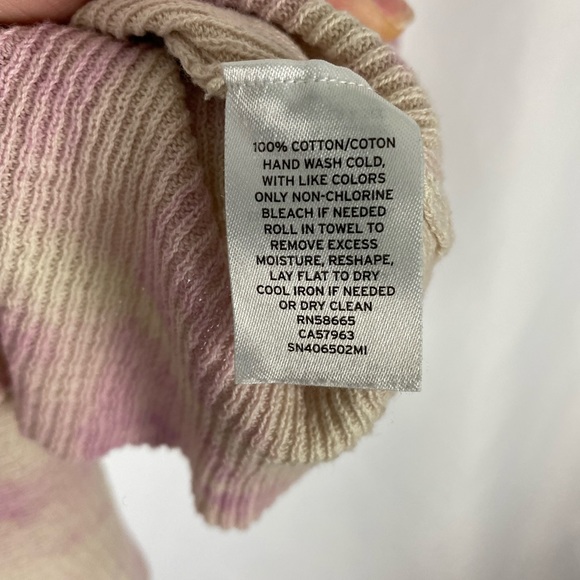 Something Navy Tie Dye Mock Neck Sweater (Purple) - Picture 5 of 5